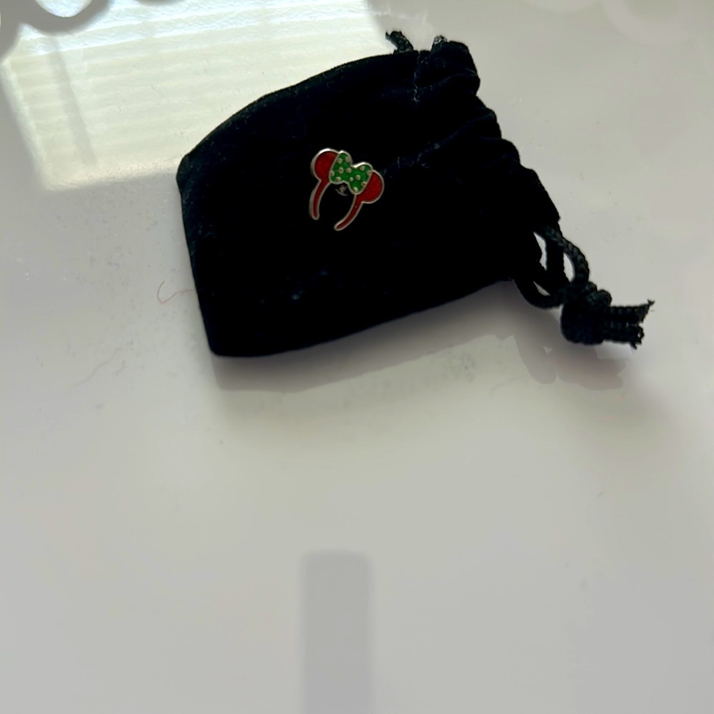 BBBrooke Apple Watch band button Christmas glitter Minnie ears